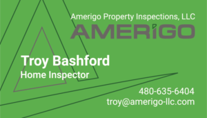 Business Card Design by Ksana for Amerigo Property Inspections, LLC | Design: #20730510