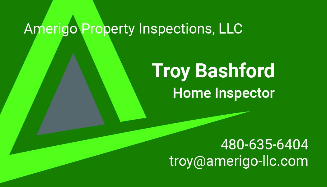 Business Card Design by Ksana for Amerigo Property Inspections, LLC | Design #20730512