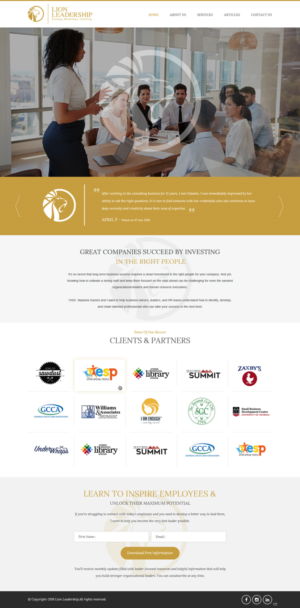 Web Design by pb for this project | Design: #20697521