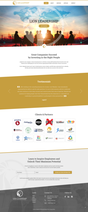Web Design by pb for this project | Design: #20697522