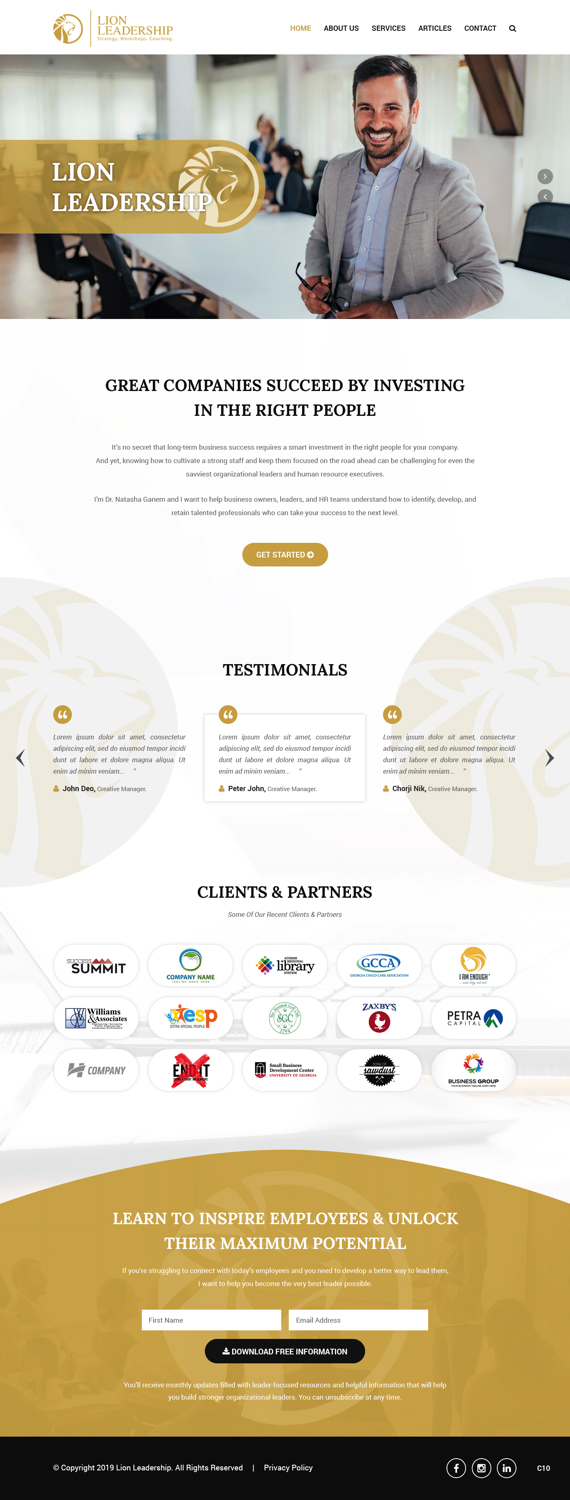 Web Design by pb for this project | Design #20697523