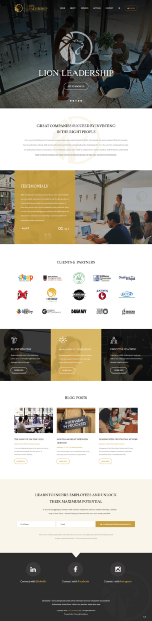 Web Design by pb for this project | Design: #20697524