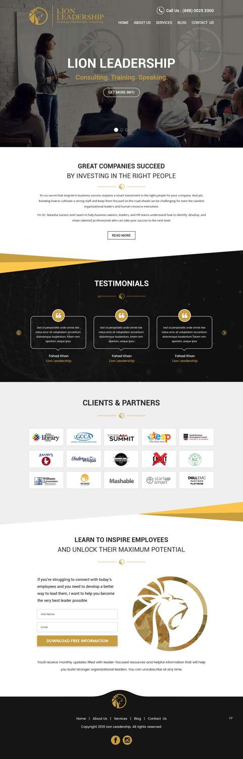 Web Design by pb for this project | Design #20697525