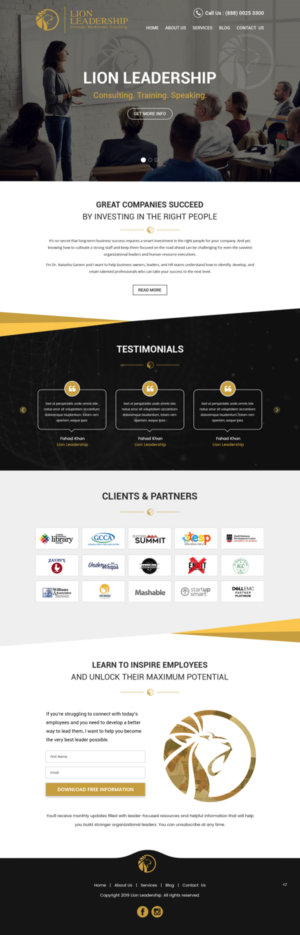Web Design by pb for this project | Design: #20697525