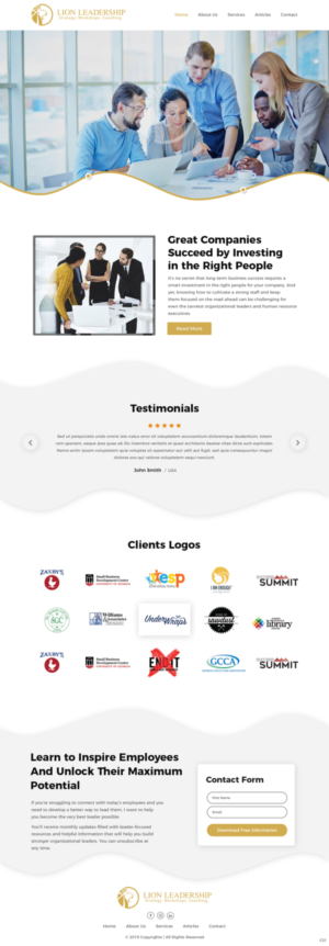 Web Design by pb for this project | Design: #20697528
