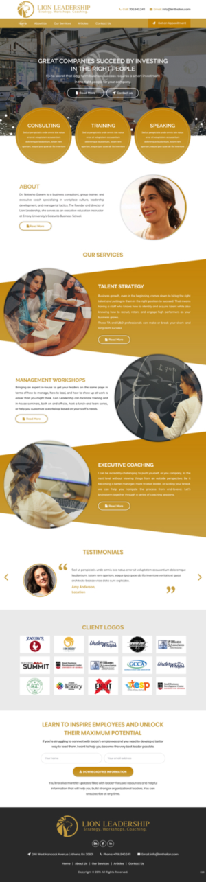 Web Design by pb for this project | Design: #20697529