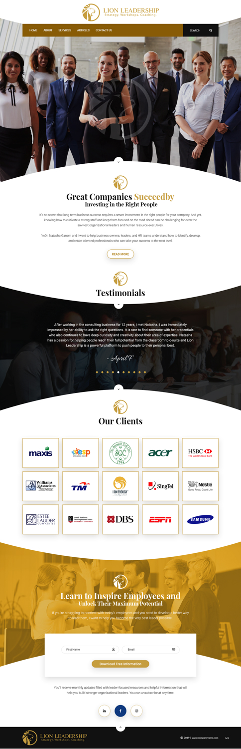 Web Design by pb for this project | Design #20697530