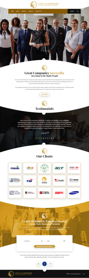 Web Design by pb for this project | Design: #20697530