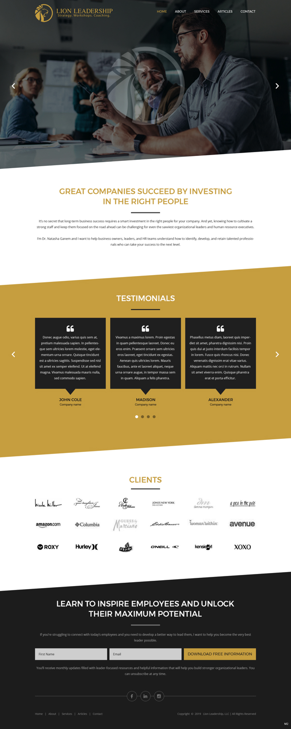 Web Design by pb for this project | Design #20697532