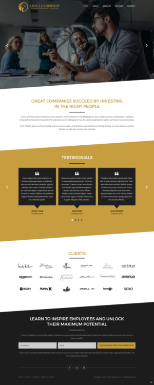 Web Design by pb for this project | Design: #20697532