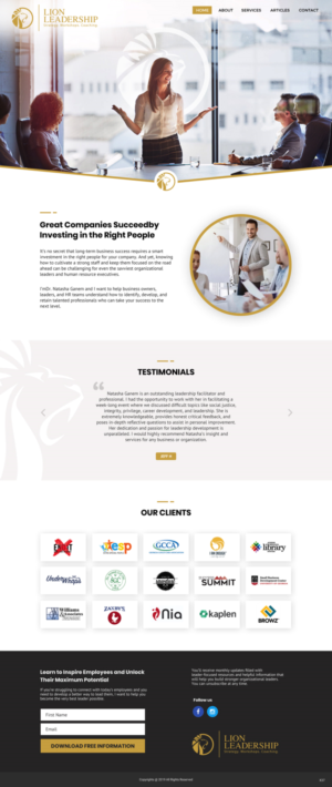 Web Design by pb for this project | Design: #20697535