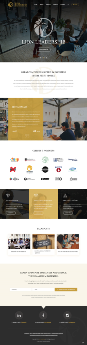Web Design by pb for this project | Design: #20725031