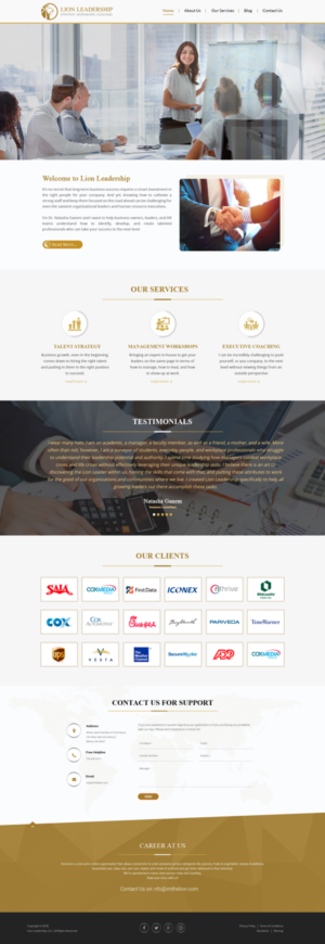 Management consultant needs to update look of website | Diseño Web por Infinitive Technology