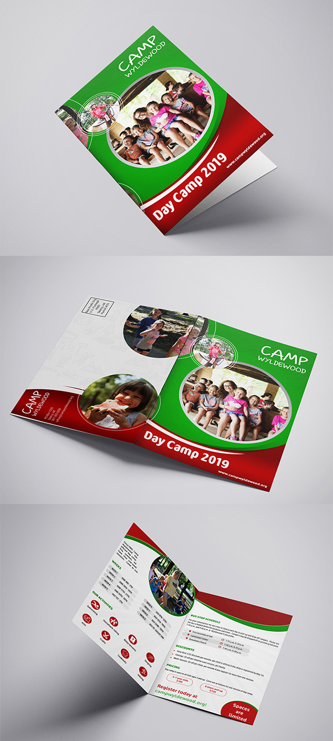 Broschüren-Design von debdesign für Camp Wyldewood | Design #20692398