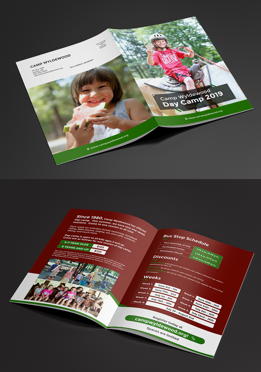 Brochure Design by ecorokerz for Camp Wyldewood | Design #20693801