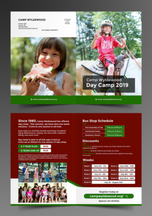 Brochure Design by ecorokerz for Camp Wyldewood | Design: #20693803