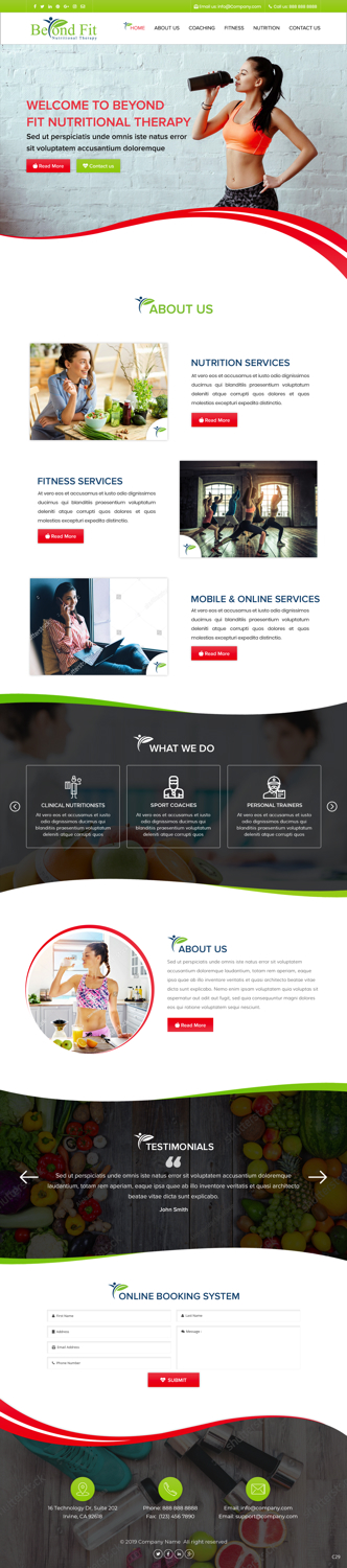 Web Design by pb for this project | Design #20705407
