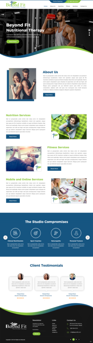 Web Design by pb for this project | Design: #20705412