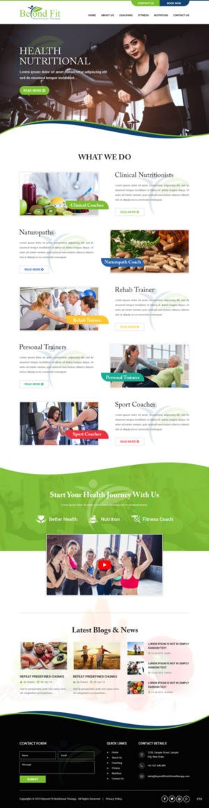 Web Design by pb for this project | Design: #20717113