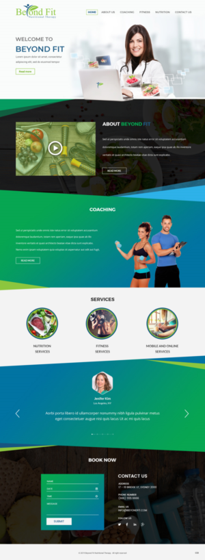 Web Design by pb for this project | Design: #20717119