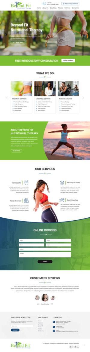Web Design by pb for this project | Design: #20724953