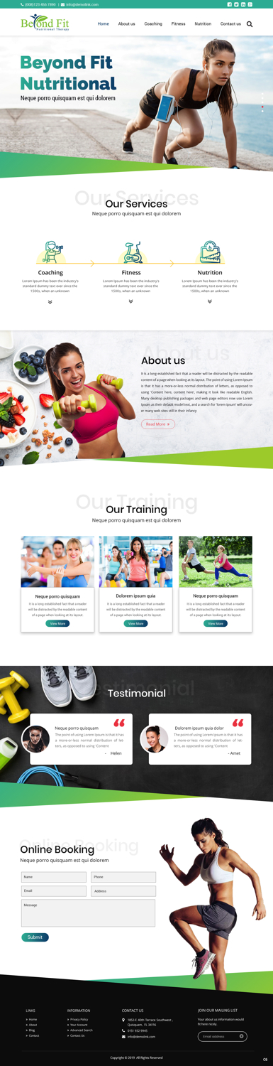Web Design by pb for this project | Design #20724955