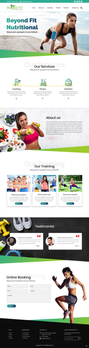 Web Design by pb for this project | Design: #20724955