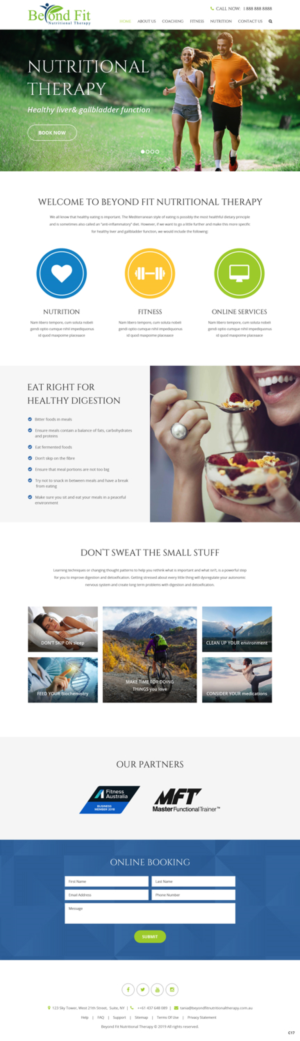 Web Design by pb for this project | Design: #20724959