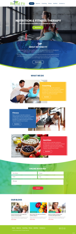 Web Design by pb for this project | Design: #20724964