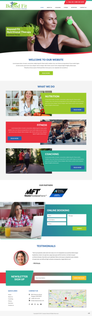 Web Design by pb for this project | Design: #20778008