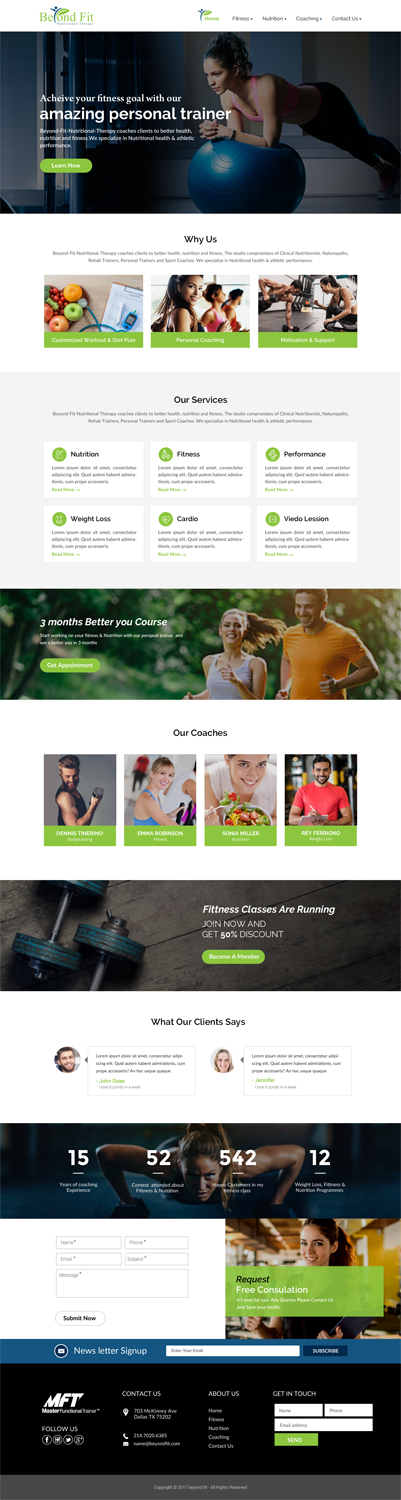 Web Design by chandrayaan.creative for this project | Design #20704028