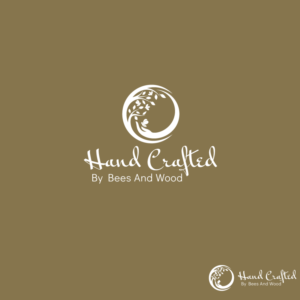 Hand Crafted By Bees And Wood | Logo Design by erpin