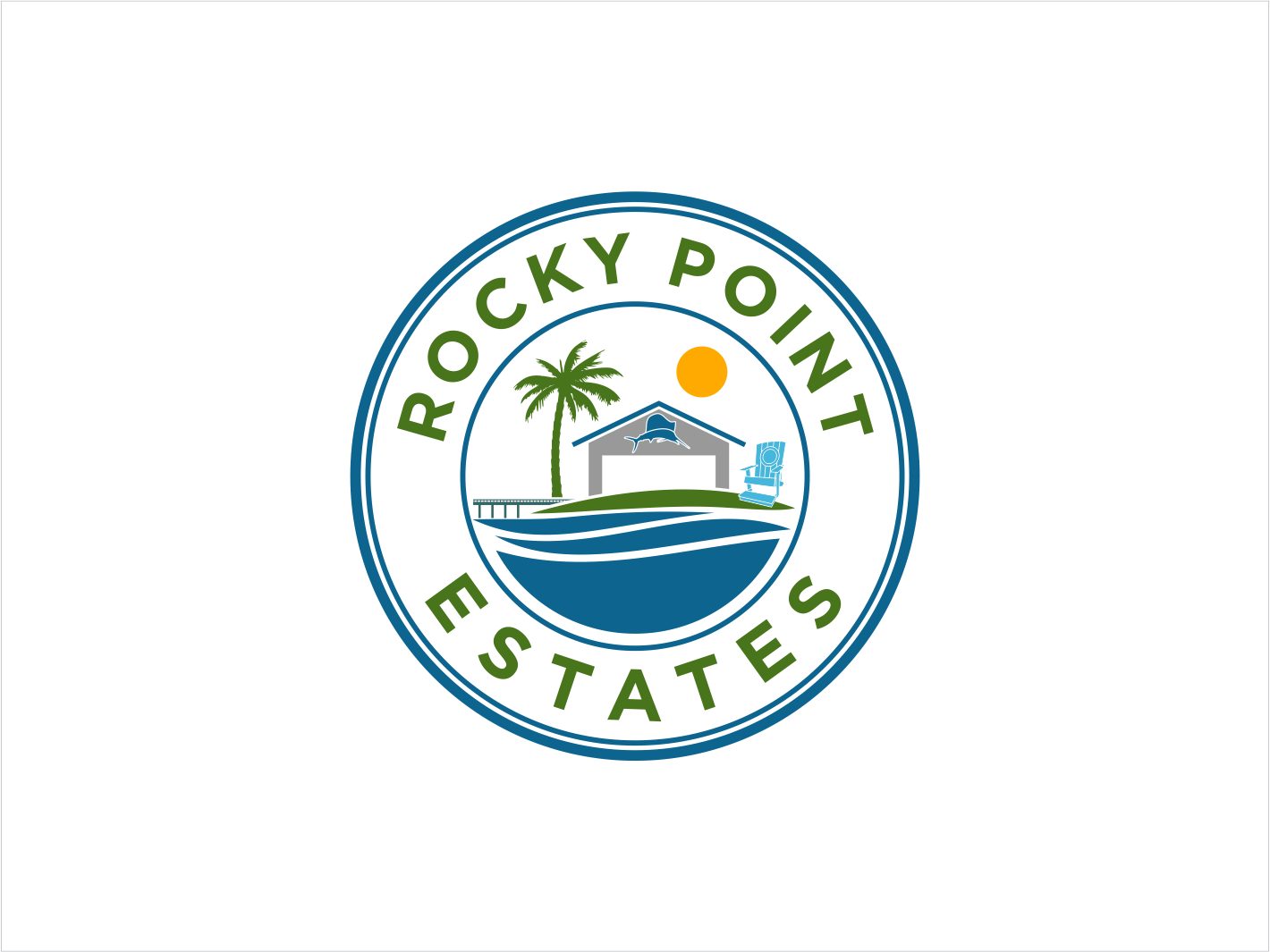Logo Design by LNKstudio for Rocky Point Estates | Design: #20741131
