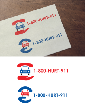1-800-HURT-911 | Logo Design by Arun 25