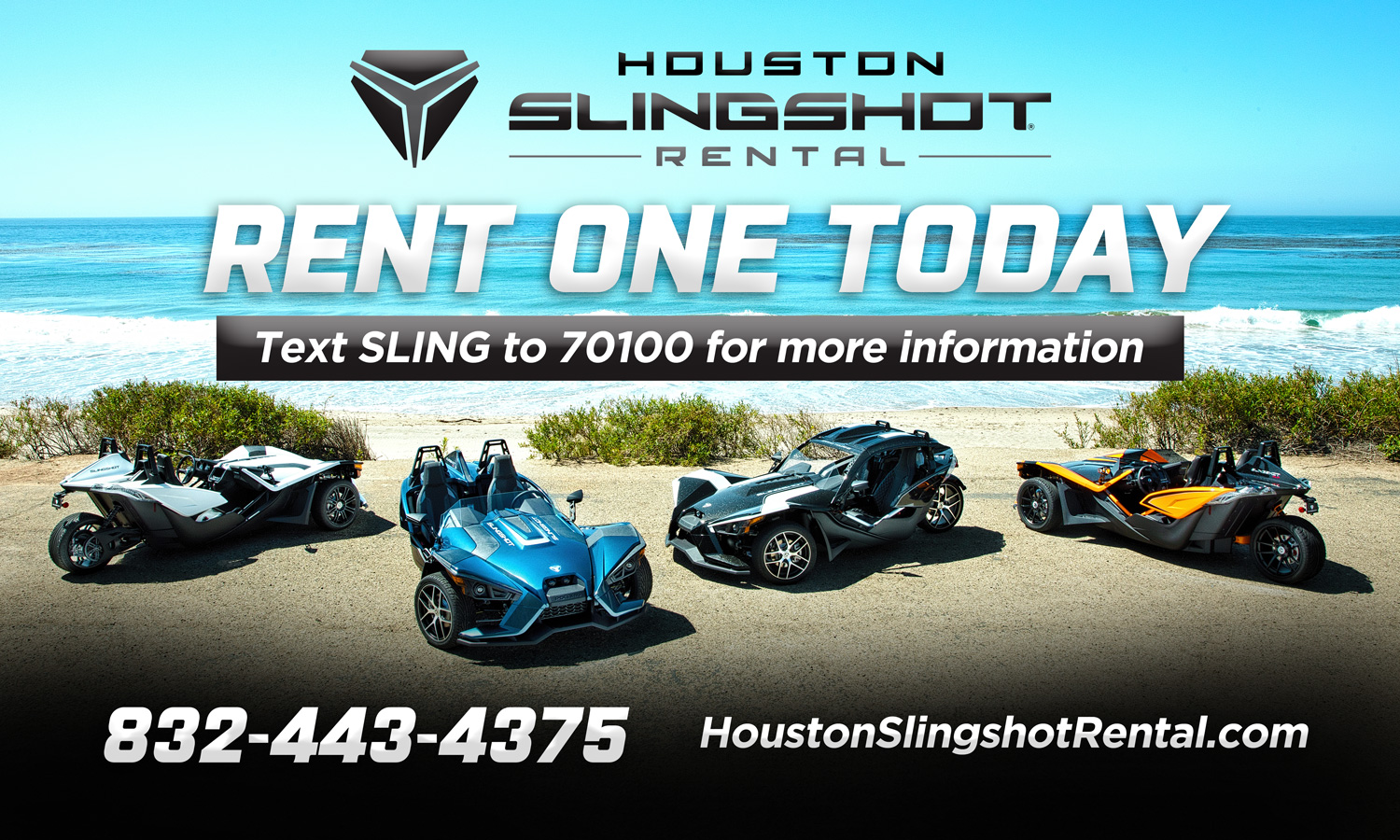 Design Vectoriel par Valtti Design pour Houston Slingshot Rental | Design #20690339