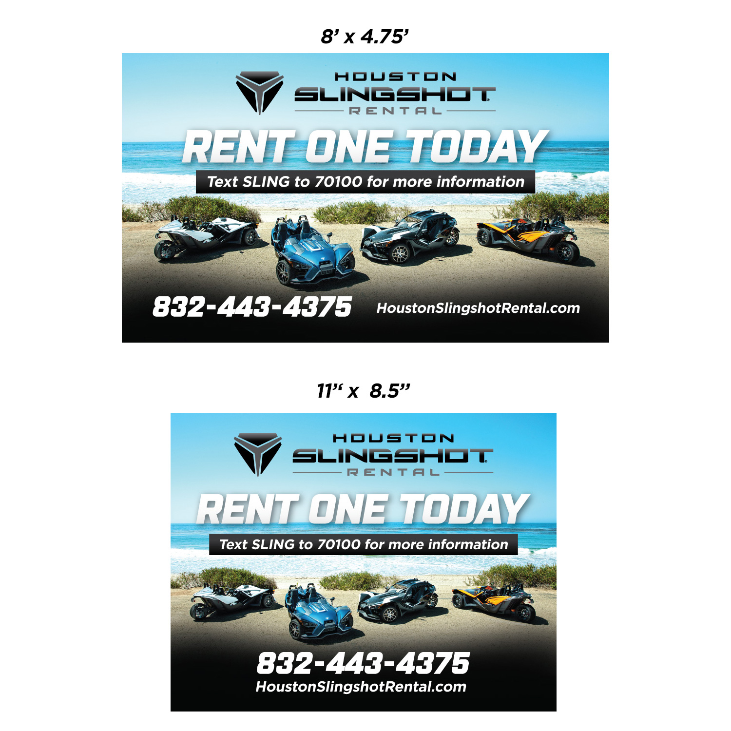 Vector Design by Valtti Design for Houston Slingshot Rental | Design #20747198