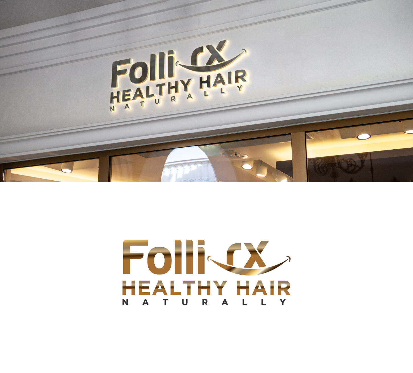 Logo Design by artkey9 for Folli rx  | Design #20689198