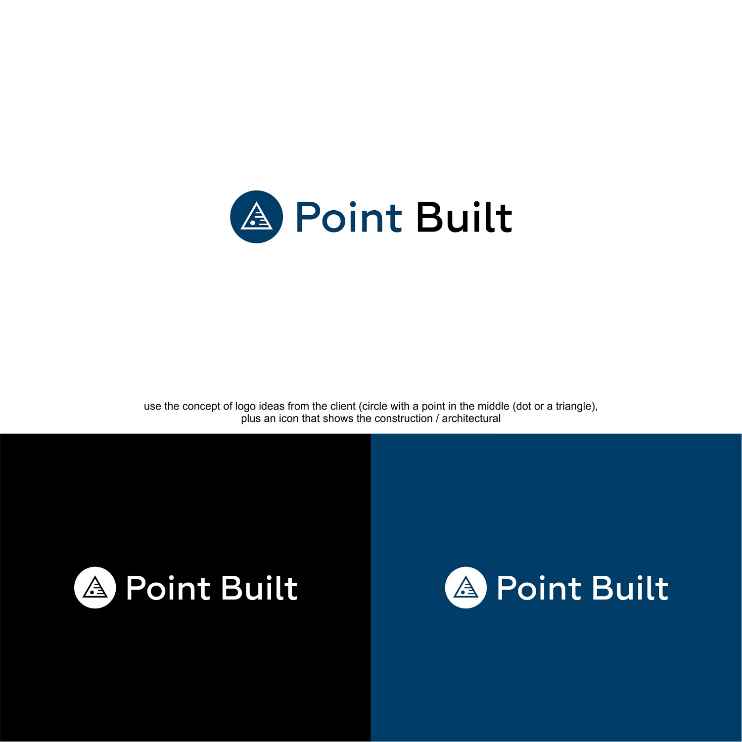 Logo Design by zatsukiki for Point Built Pty Ltd | Design #20710913