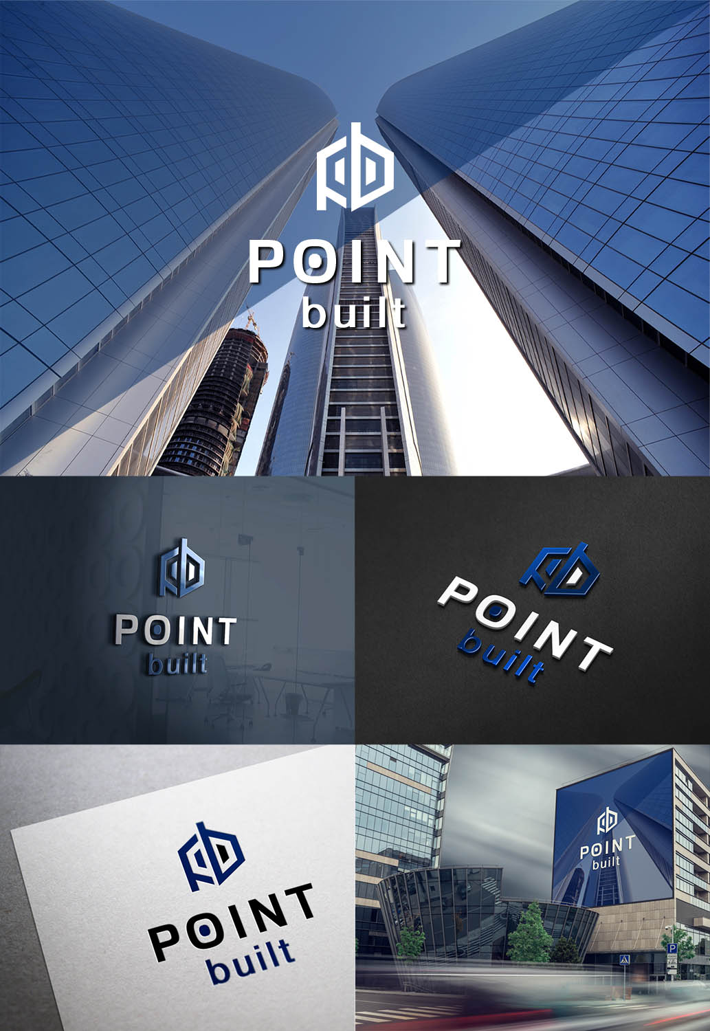 Logo Design by rivemediadesign for Point Built Pty Ltd | Design #20750641