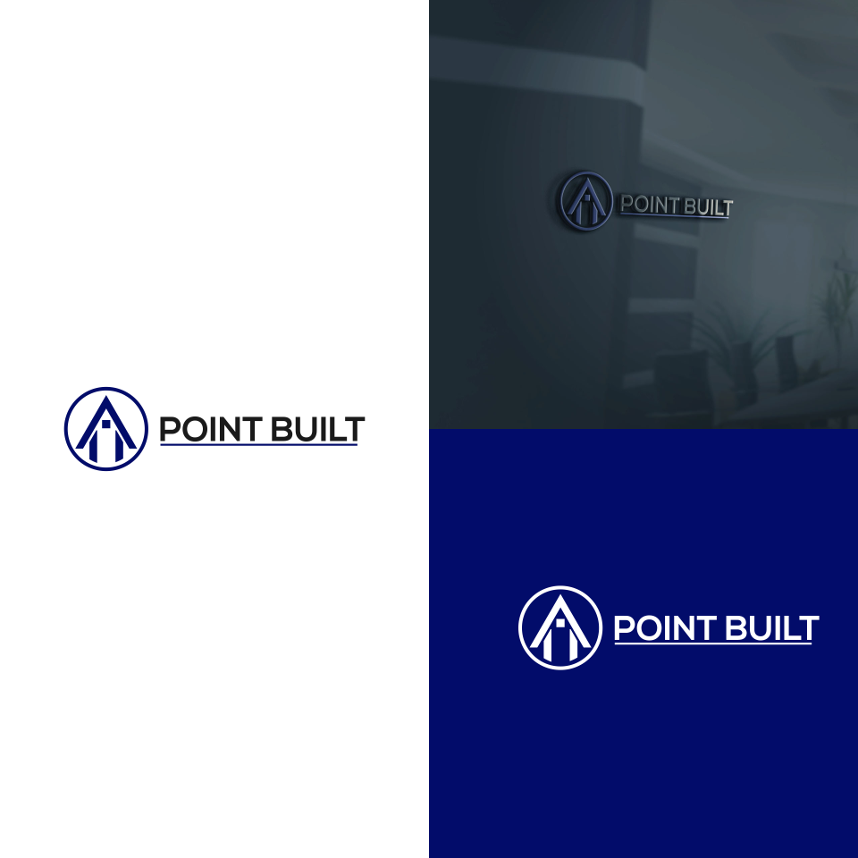Logo Design by bernadif 2 for Point Built Pty Ltd | Design #20708119