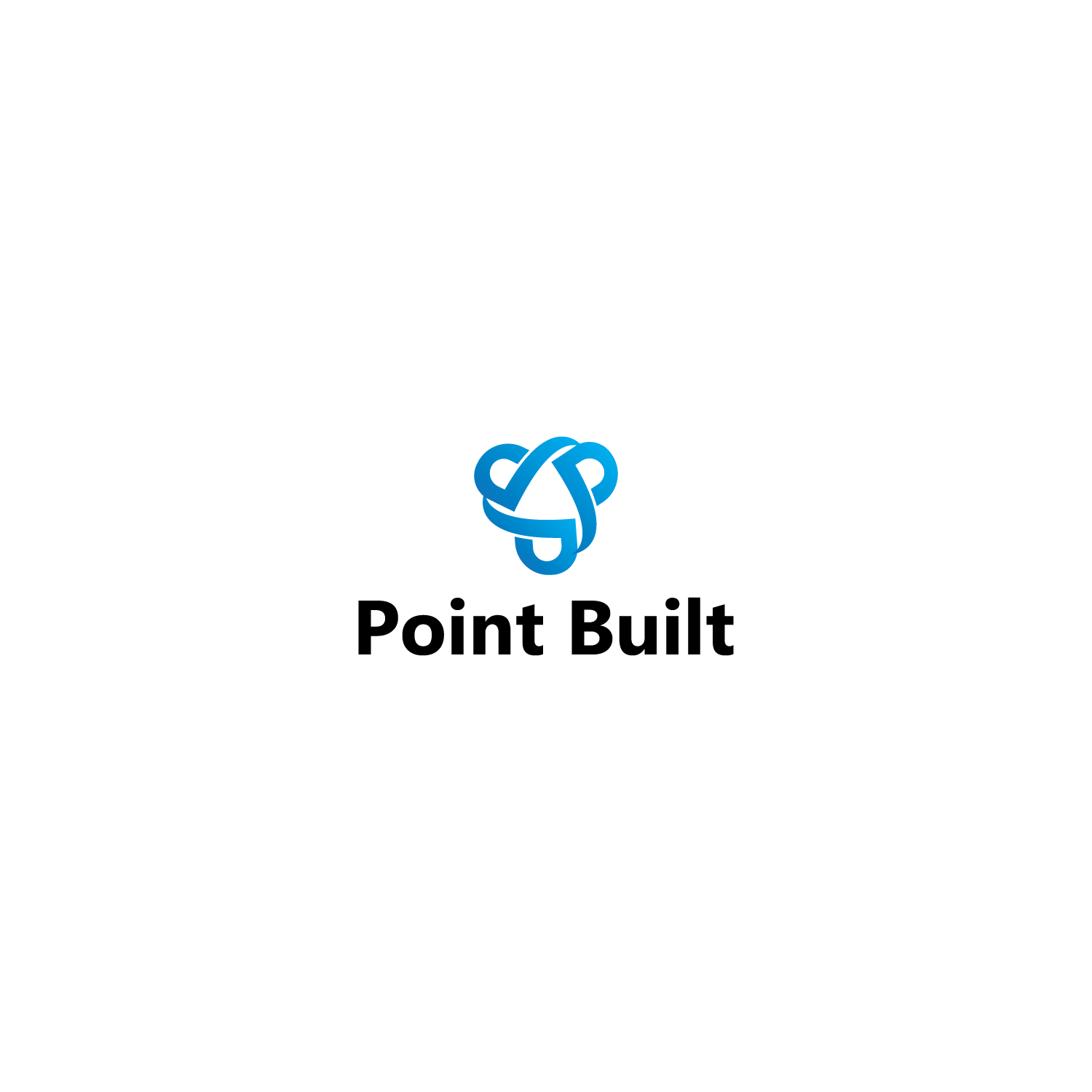 Logo Design by Potatow for Point Built Pty Ltd | Design #20748644
