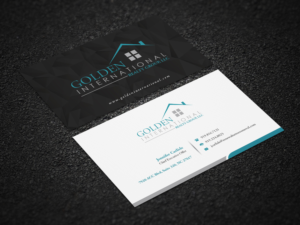 Business Card Design by Pointless Pixels India for Golden International Realty Group, LLC | Design: #20701237