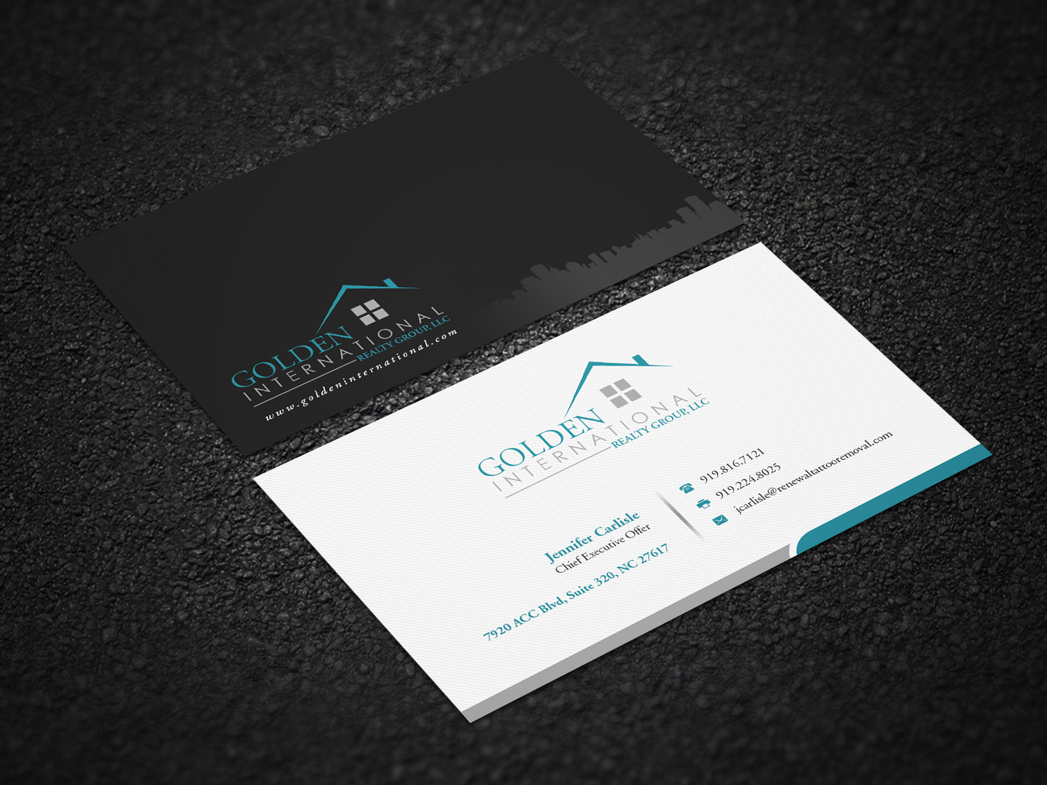 Business Card Design by Pointless Pixels India for Golden International Realty Group, LLC | Design #20701242
