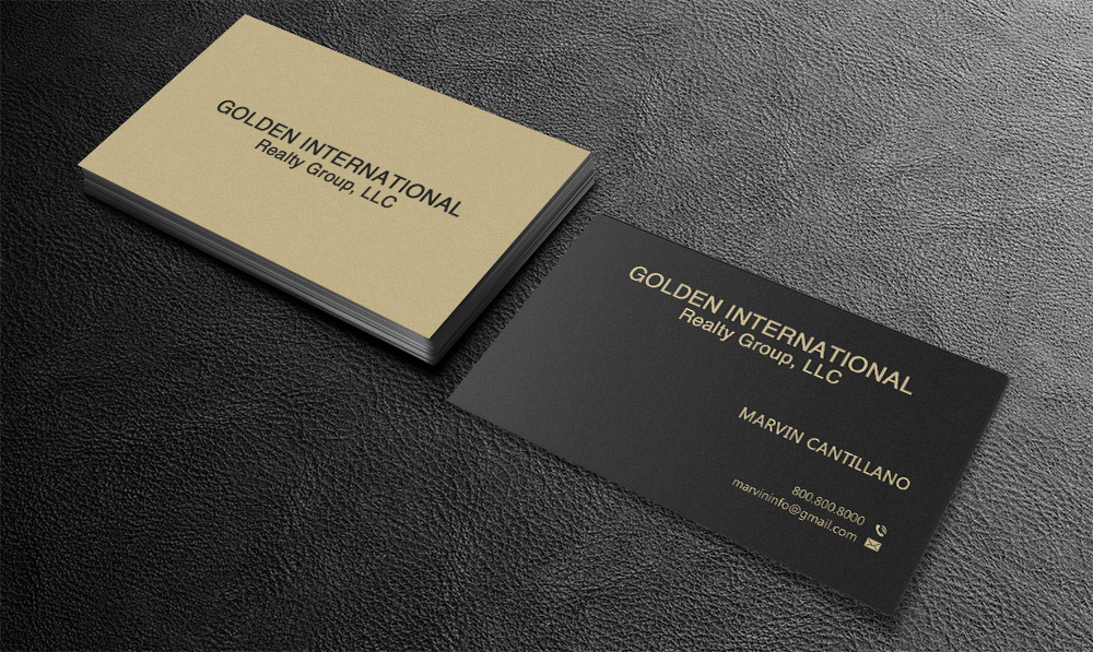 Visitenkarten-Design von Lanka Ama für Golden International Realty Group, LLC | Design #20699474