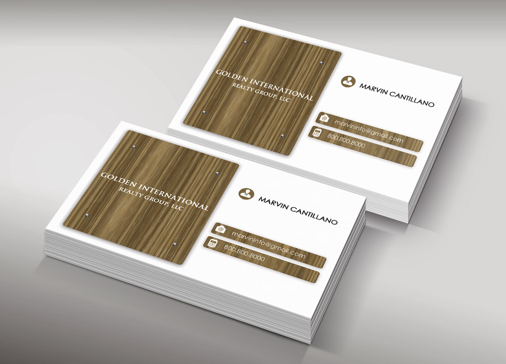 Business Card Design by Lanka Ama for Golden International Realty Group, LLC | Design #20700626