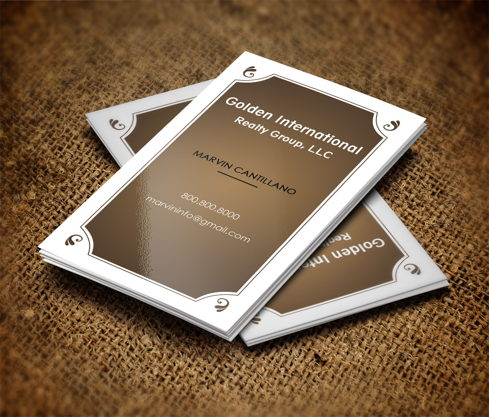 Visitenkarten-Design von Lanka Ama für Golden International Realty Group, LLC | Design #20700627