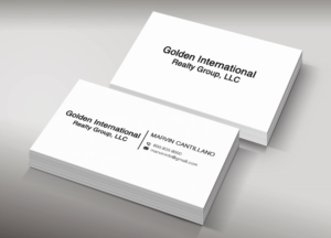 Business Card Design by Lanka Ama for Golden International Realty Group, LLC | Design: #20700628