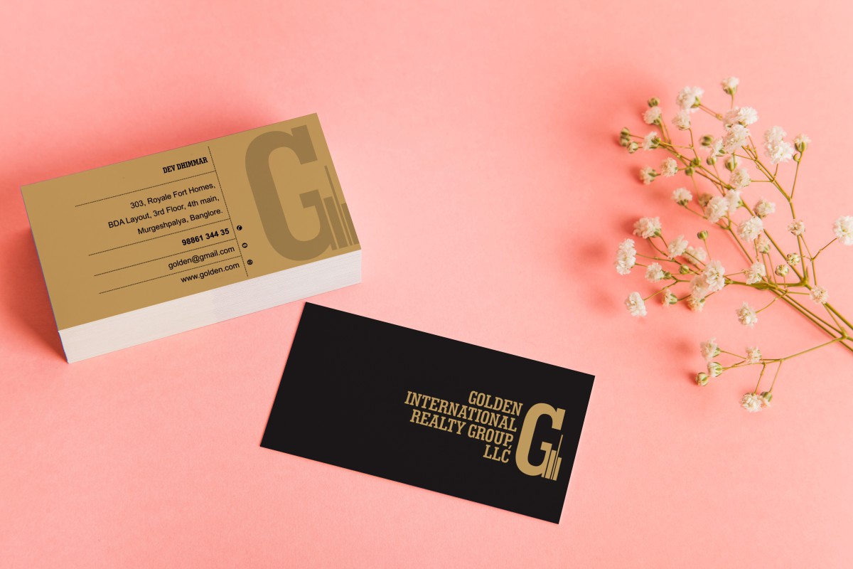 Visitenkarten-Design von creativeride für Golden International Realty Group, LLC | Design #20699317