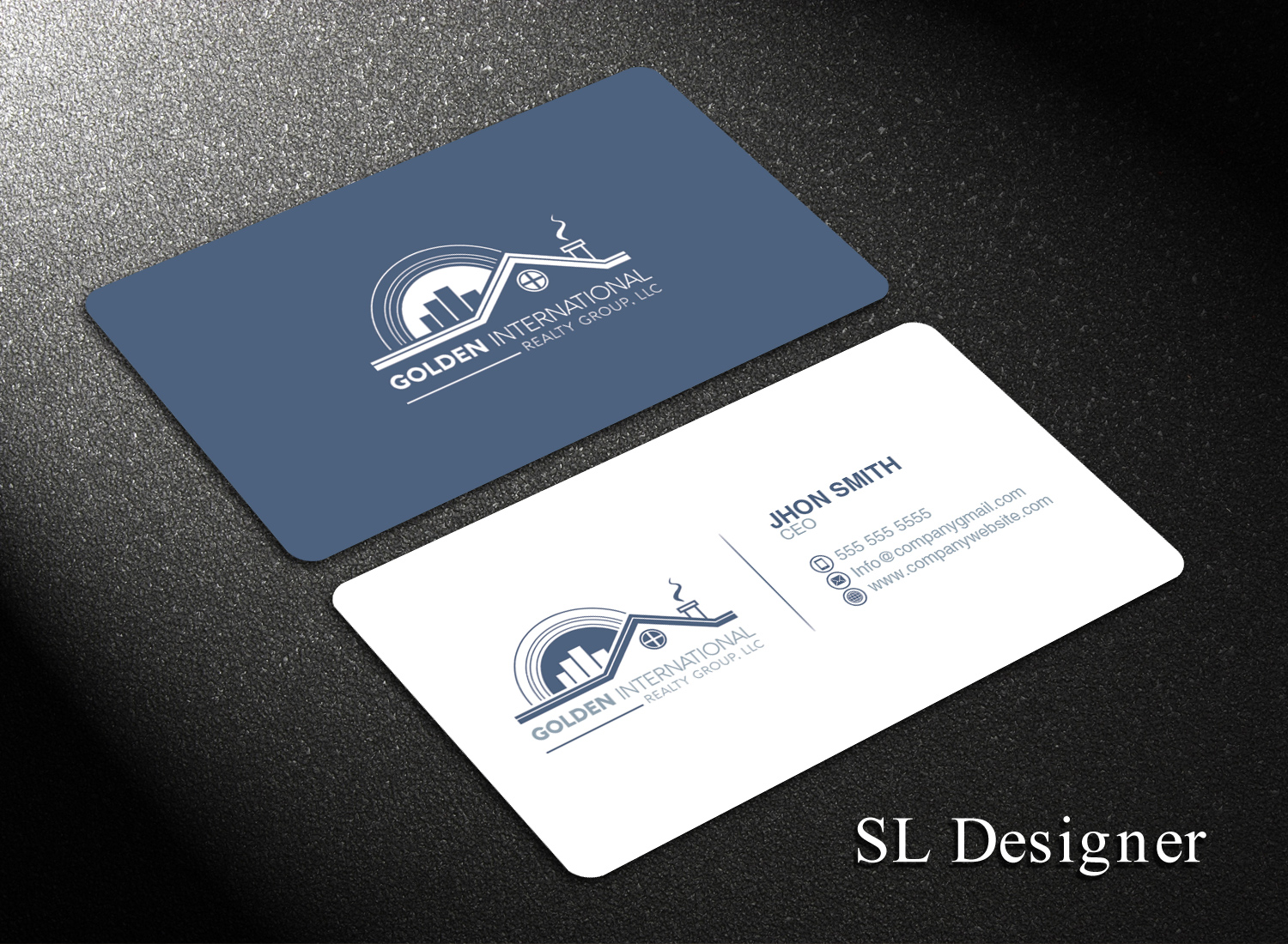 Visitenkarten-Design von SL Designer für Golden International Realty Group, LLC | Design #20701748