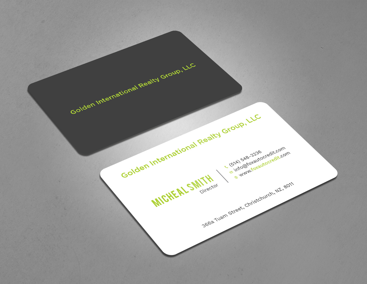 Business Card Design by Tripti Ranjan Gain for Golden International Realty Group, LLC | Design #20699333